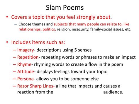 How to Write Slam Poetry: An Expressive Journey into the Heart of the Matter